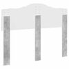 vidaXL T&ecirc;te de lit Gris b&eacute;ton 120 cm Bois d'ing&eacute;nierie