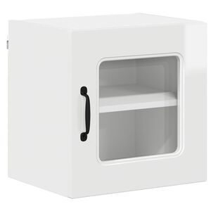 vidaXL Panneau de lave-vaisselle Kalmar Blanc brillant 40 x 31 x 40 cm