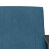 vidaXL fauteuil Bleu 59 x 75 x 78 cm Velours