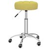 vidaXL Chaises pivotantes &agrave; manger lot de 4 vert tissu