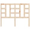 vidaXL T&ecirc;te de lit 126x4x100 cm Bois massif de pin