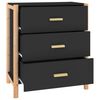 vidaXL Buffet Noir 62x38x70 cm Bois d'ing&eacute;nierie