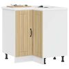 vidaXL Armoire d'angle de cuisine Lucca ch&ecirc;ne sonoma bois d'ing&eacute;nierie