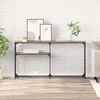 vidaXL TableConsole Ch&ecirc;ne artisanal 145 x 22,5 x 75 cm