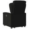 vidaXL Fauteuil inclinable de massage &eacute;lectrique Noir Tissu
