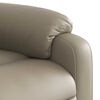 vidaXL Fauteuil inclinable &eacute;lectrique cappuccino similicuir