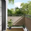 vidaXL &Eacute;cran de balcon taupe 75x700 cm 100% polyester oxford