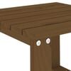 vidaXL Table d'appoint jardin marron miel 40x38x28,5cm bois massif pin