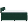 vidaXL Sommier &agrave; lattes de lit et matelas Vert fonc&eacute; 180x200cm Velours
