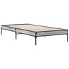 vidaXL Cadre de lit sans matelas sonoma gris 90x200 cm