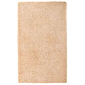 vidaXL Tapis Shaggy &agrave; poils longs NAVARRA beige 60x100 cm polyester