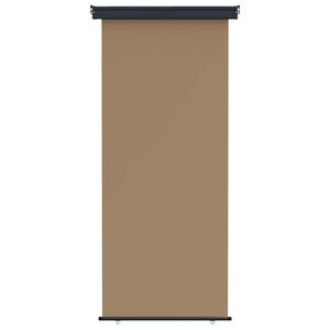 vidaXL Store lat&eacute;ral de balcon 60 x 250 cm 100% polyester fer acier