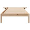 vidaXL Cadre de lit avec tables de chevet Naturel 80 x 220 cm