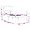 vidaXL Lit pour personne &acirc;g&eacute;e et t&ecirc;te de lit 90x200 cm bois massif