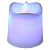 vidaXL Bougies &eacute;lectriques sans flamme &agrave; LED color&eacute;es 12 pcs
