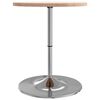 vidaXL Table de bar &Oslash;60x90,5 cm bois massif de ch&ecirc;ne