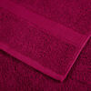 vidaXL Serviettes de qualit&eacute; sup&eacute;rieure SOLUND 2 pcs bordeaux 600 g/m&sup2;