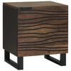 vidaXL Table de chevet Noyer 40 x 33 x 46 cm Bois d'ing&eacute;nierie