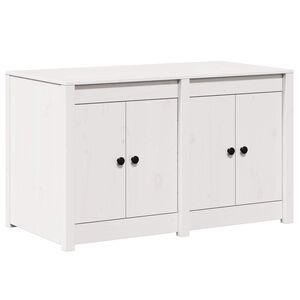 vidaXL Armoire de cuisine avec &eacute;tag&egrave;re MEPPEL Blanc 106 x 55 x 64 cm