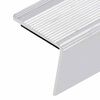 vidaXL Nez de marche forme en L 5 pcs aluminium 90 cm argent&eacute;