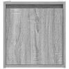 vidaXL Table de chevet murale sonoma gris 38x34x40 cm