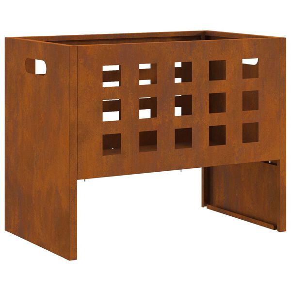 vidaXL Braise Marron 50 x 30 x 40 cm Acier