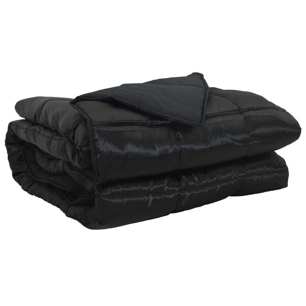 vidaXL Duvet complet toute l'ann&eacute;e Noir 220 x 240 cm