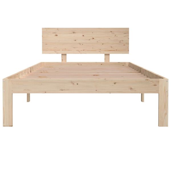 vidaXL Cadre de lit sans matelas bois massif de pin 100x200 cm