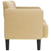 vidaXL Canap&eacute; causeuse gris-vert 109 cm tissu velours c&ocirc;tel&eacute;