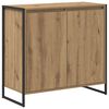 vidaXL Meuble d'appoint Ch&ecirc;ne artisanal 79 x 36 x 75 cm