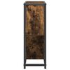 vidaXL &Eacute;tag&egrave;re &agrave; vin Ch&ecirc;ne fum&eacute; 51 x 18 x 52,5 cm Bois d'ing&eacute;nierie