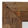 vidaXL Miroir Bois de r&eacute;cup&eacute;ration massif 50 x 50 cm