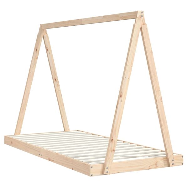 vidaXL Cadre de lit pour enfant 90x190 cm Bois de pin massif