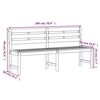 vidaXL Ensemble &agrave; manger de jardin 5pcs Bois de teck massif