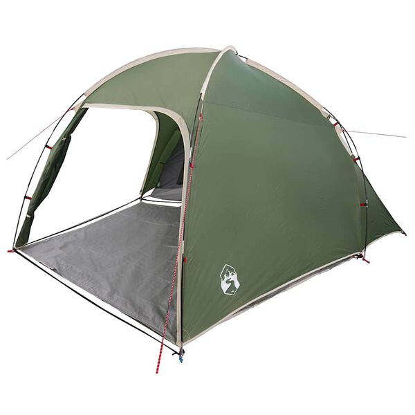 vidaXL Tente Autre Vert 370 x 230 x 185 cm Polyester et fibre de verre