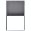 vidaXL Moustiquaire pliss&eacute;e &agrave; fen&ecirc;tre Aluminium Anthracite 120x160 cm