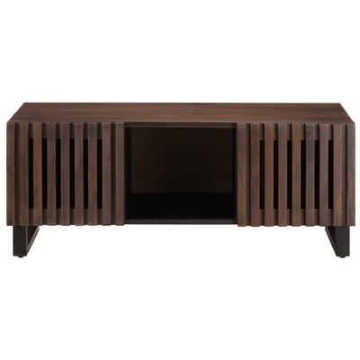 vidaXL Table basse marron 100x55x40 cm bois de manguier massif