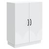 vidaXL Buffet Blanc 66 x 34,5 x 87 cm Bois d'ing&eacute;nierie