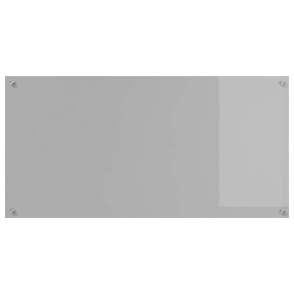 vidaXL Protection de cuisine Gris clair 120 x 60 cm verre tremp&eacute;