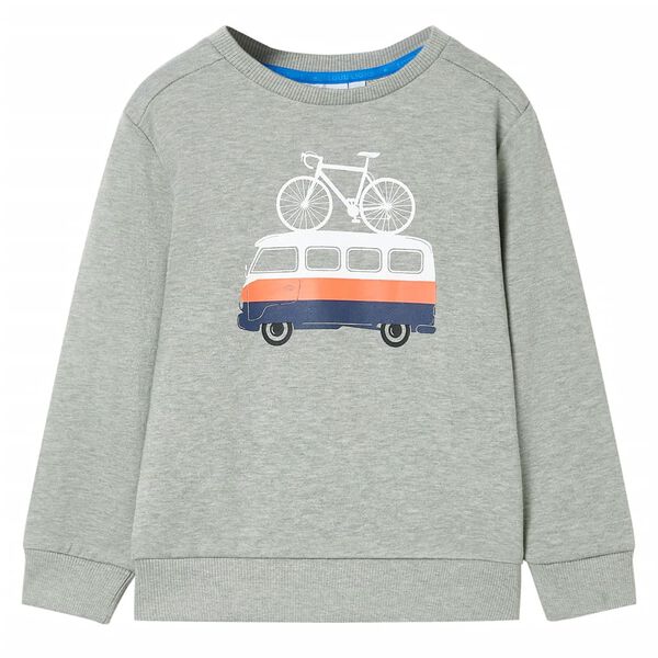 Sweatshirt pour enfants m&eacute;lange kaki clair 104