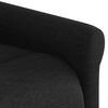vidaXL Fauteuil de massage inclinable Noir Tissu