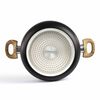 Livoo Casserole Aspect pierre et bois 24 cm 4 L Aluminium