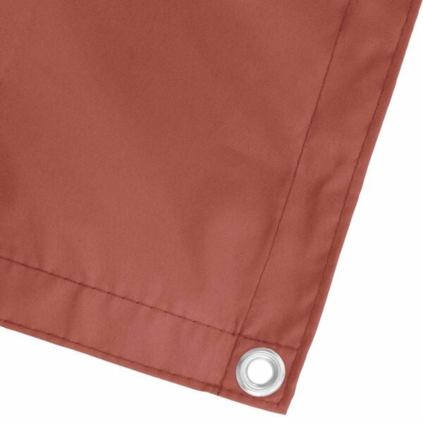 vidaXL &Eacute;cran de balcon Terre cuite 100 x 400 cm Tissu Oxford