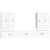 vidaXL Ensemble de meubles TV 7 pcs Blanc Bois d'ing&eacute;nierie