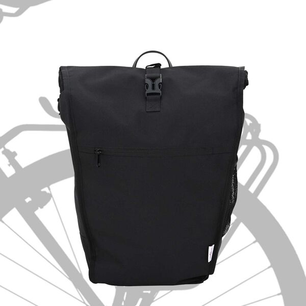 vidaXL Sac à vélo Noir 34 x 16 x 59 cm Polyester