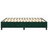 vidaXL Cadre de lit vert fonc&eacute; 140x200 cm velours