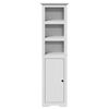 vidaXL Meubles de salle de bain 4 pcs BODO blanc bois de pin massif