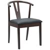 vidaXL Chaise de salle &agrave; manger 2 pcs Marron clair et noir