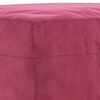 vidaXL Ensemble de canap&eacute;s 4 pcs rouge bordeaux velours