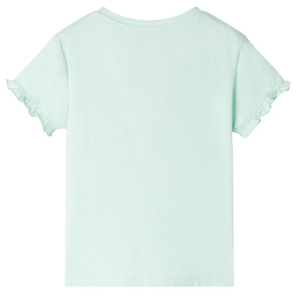 T-shirt enfants menthe clair 104
